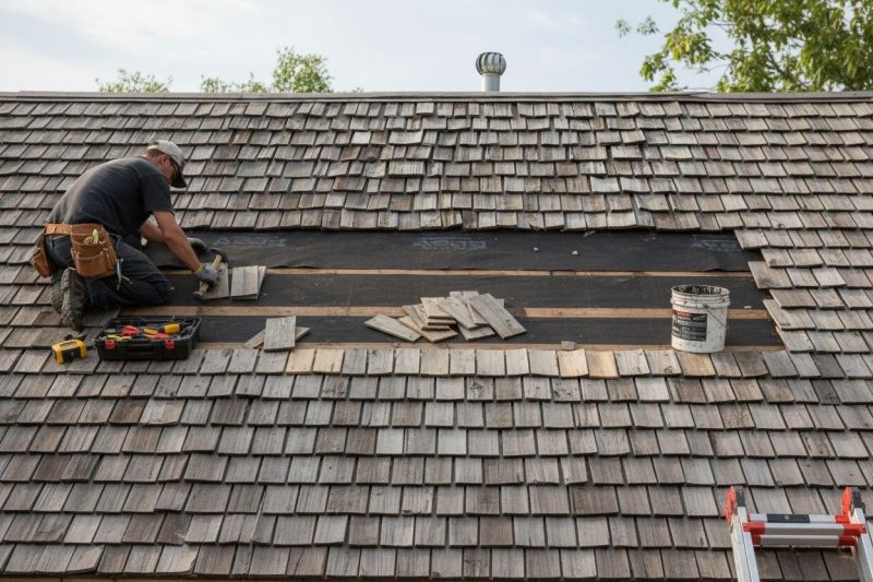 Wood Shake Roof Repair in Littleton, CO