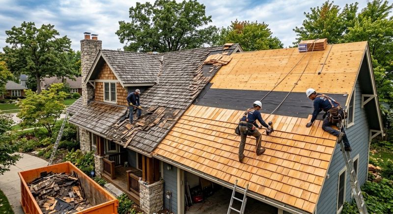 Wood Shake Roof Replacement in Parker, CO